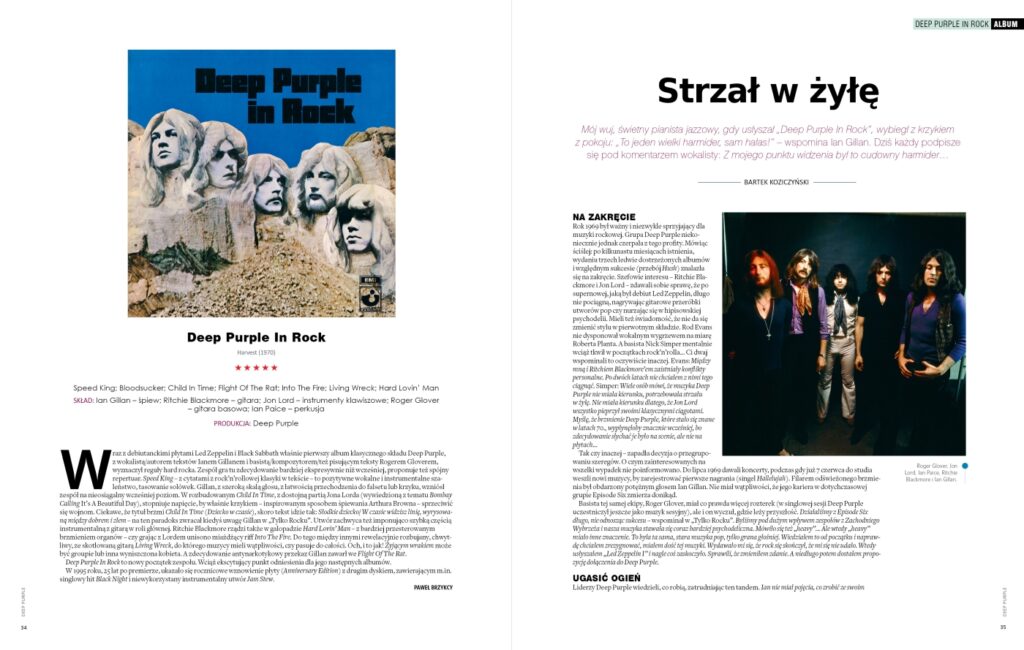 „Deep Purple – Wydanie Specjalne” – rozkładówka #1