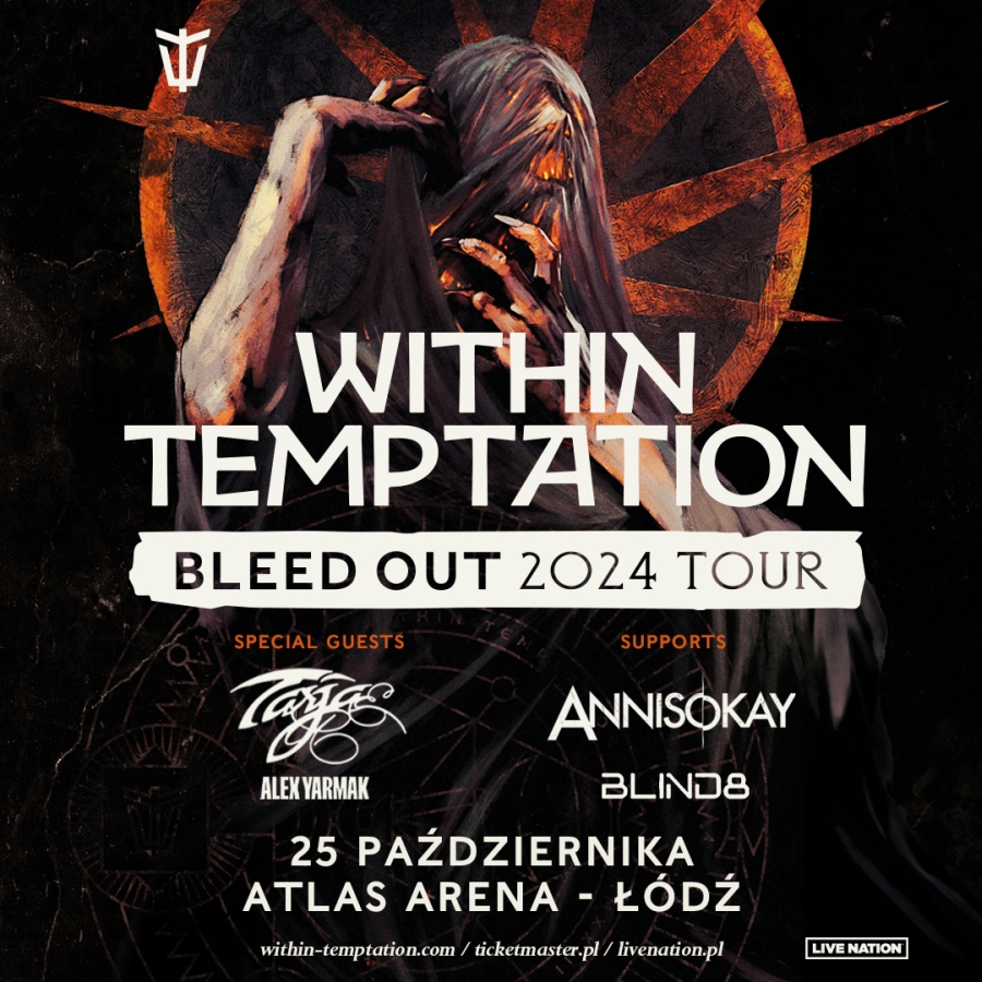 Within Temptation w Polsce – plakat