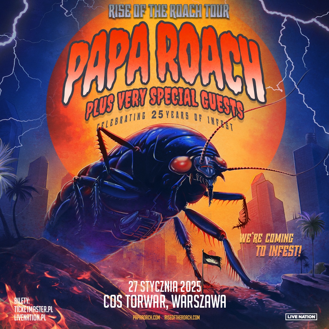Papa Roach zagrają koncert w Polsce w 2025 roku [DATA, BILETY] | Teraz ...