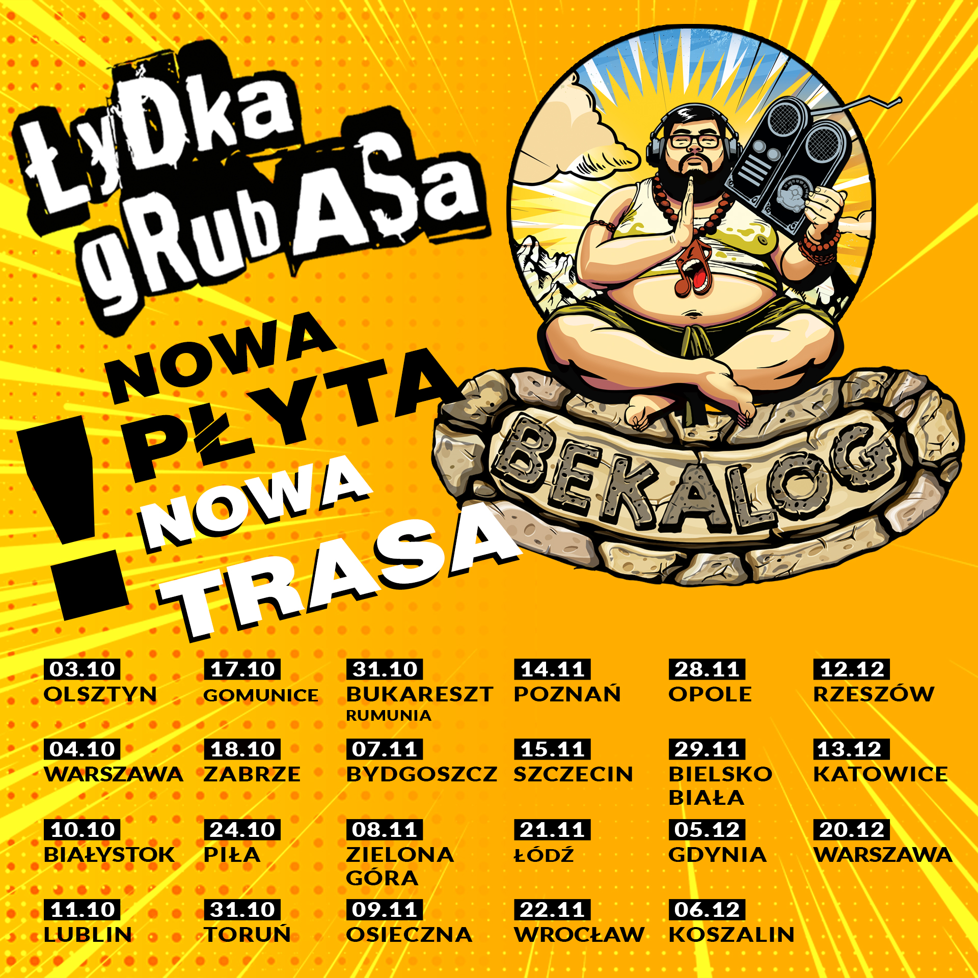 Łydka Grubasa ogłosiła jesienną trasę koncertową [DATY, BILETY]