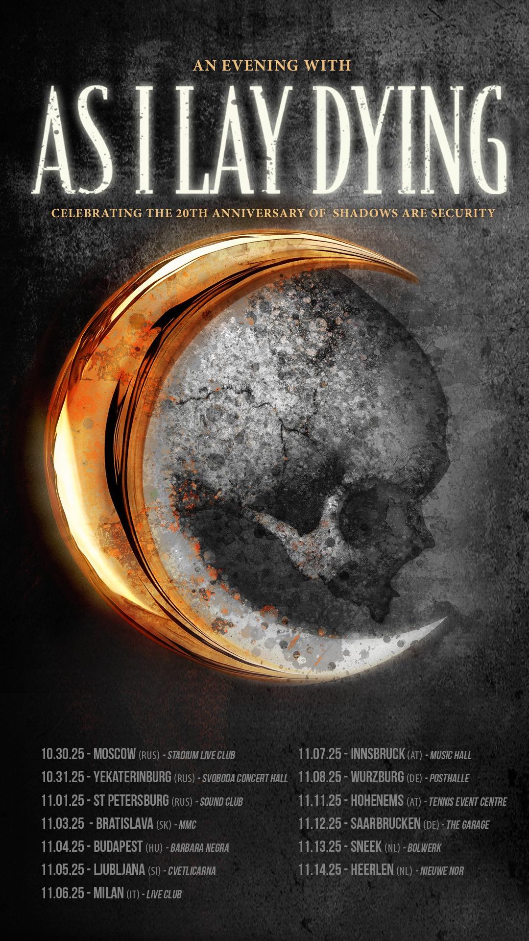 As I Lay Dying ogłasza trasę. Fani oburzeni tym, gdzie zagra: Nie da się niżej upaść