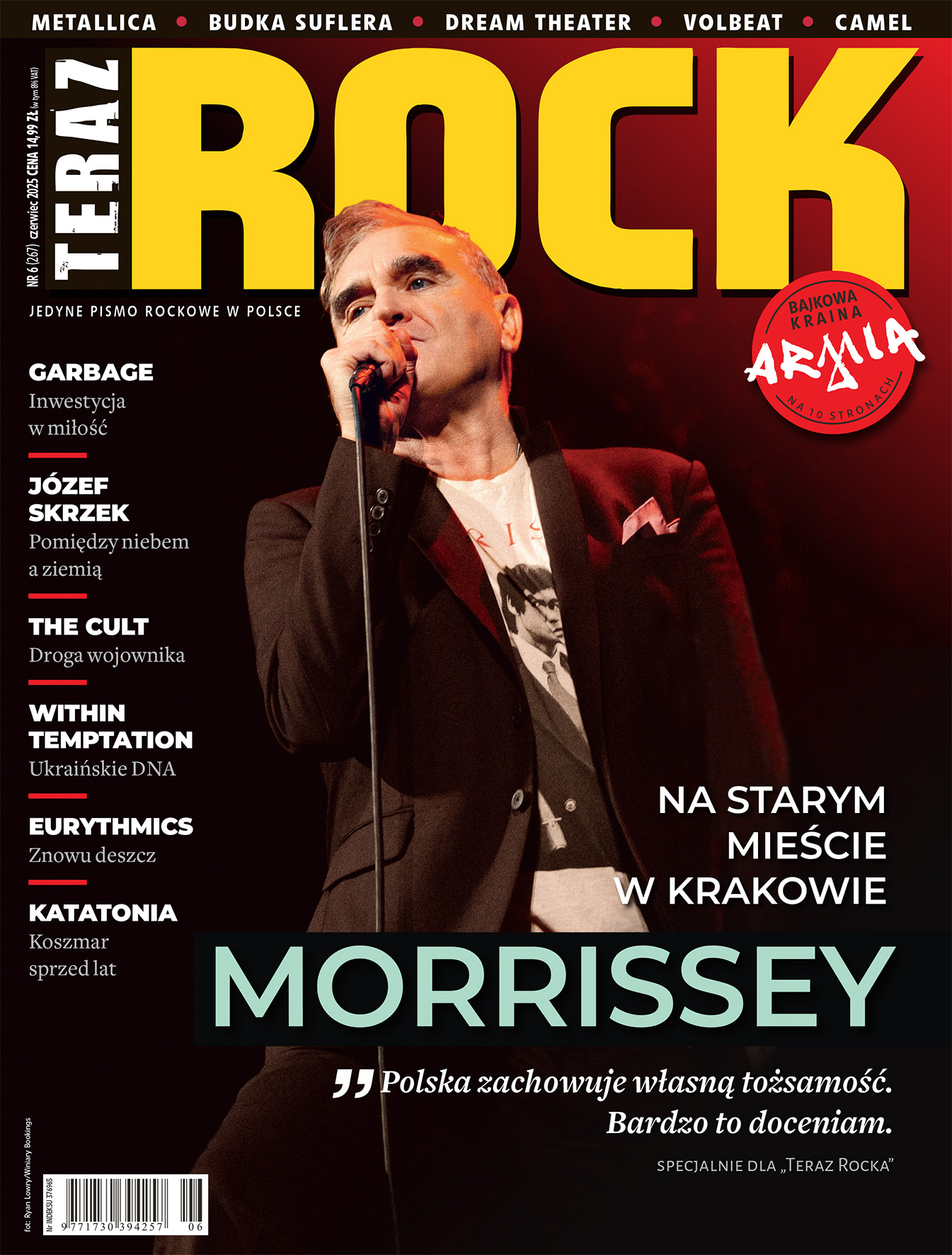 Morrissey odwołał koncert w Sztokholmie. „Jesteśmy wyczerpani”