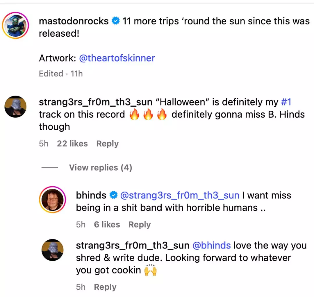 Brent Hinds o Mastodonie: Gówniany zespół i okropni ludzie