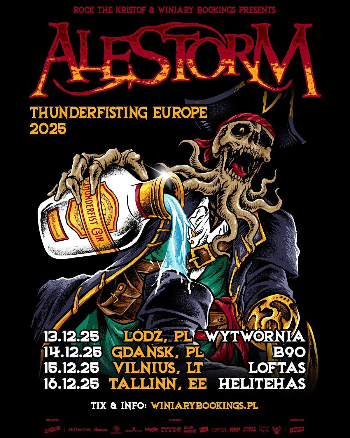 Alestorm zagrają dwa klubowe koncerty w Polsce [DATY, BILETY]