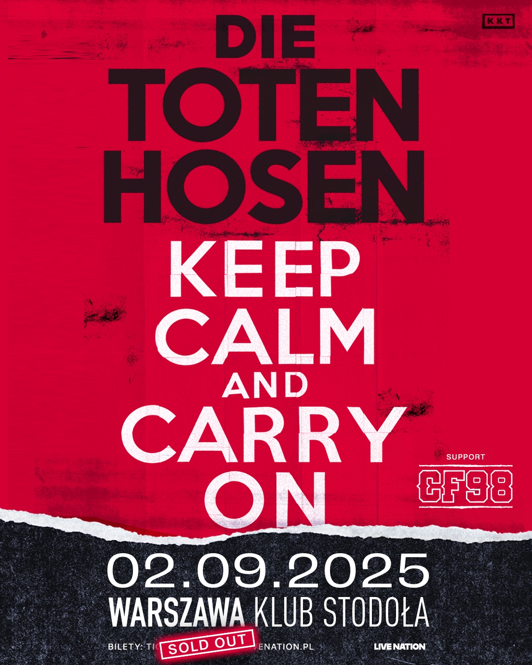 Warszawa w rytmie punk rocka: CF98 i Die Toten Hosen na jednej scenie