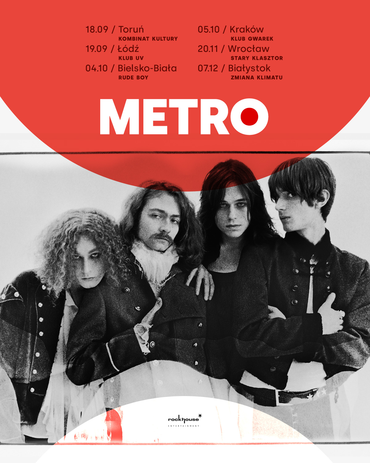 Metro rusza w trasę koncertową. Pierwszy koncert już we wrześniu! [DATy, BILETY]