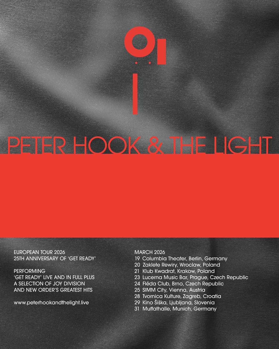 Legenda Joy Division wraca do Polski. Koncerty Petera Hooka w 2026 roku!