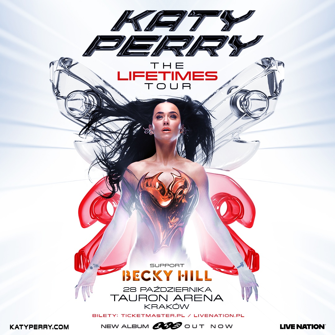Katy Perry otrzyma potężne wsparcie podczas europejskiej trasy koncertowej. Ogłoszono support!