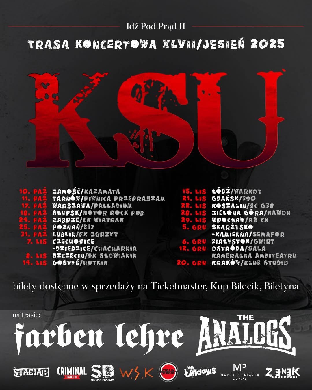 KSU już za miesiąc rusza w obszerną klubową trasę po Polsce [DATY]