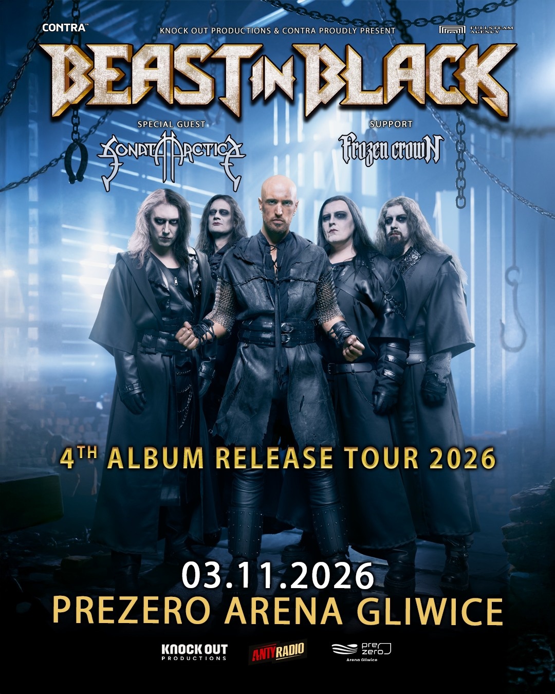 Beast in Black zagra koncert w Polsce. Co za supporty! [DATA, BILETY]