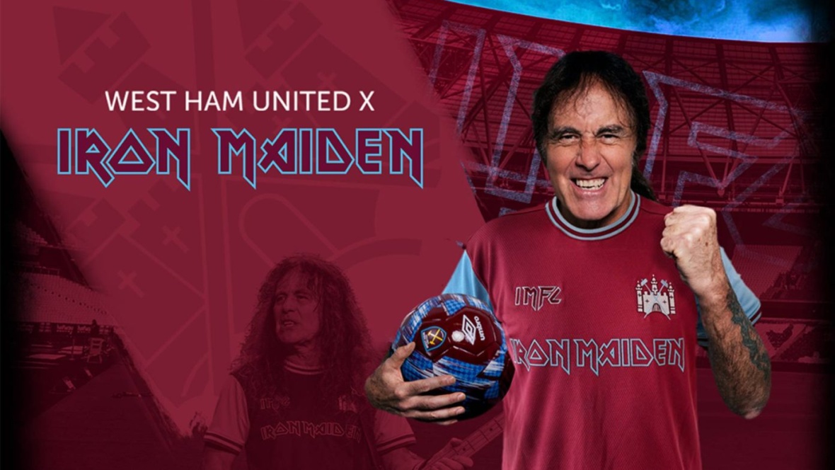 Iron Maiden i West Ham United łączą siły – wyjątkowa koszulka na podwójny jubileusz