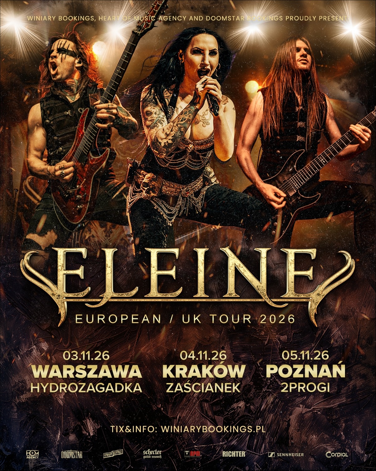 Eleine zapowiedzieli trzy koncerty w Polsce [DATY, BILETY]