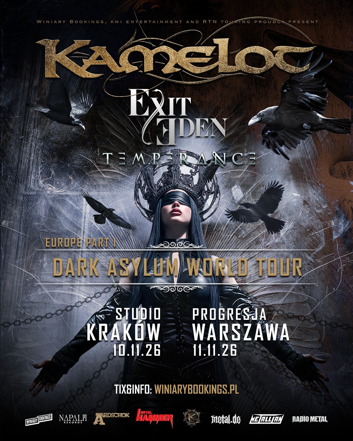 Amerykańscy mistrzowie symfonicznego metalu zagrają dwa koncerty w Polsce [DATY]