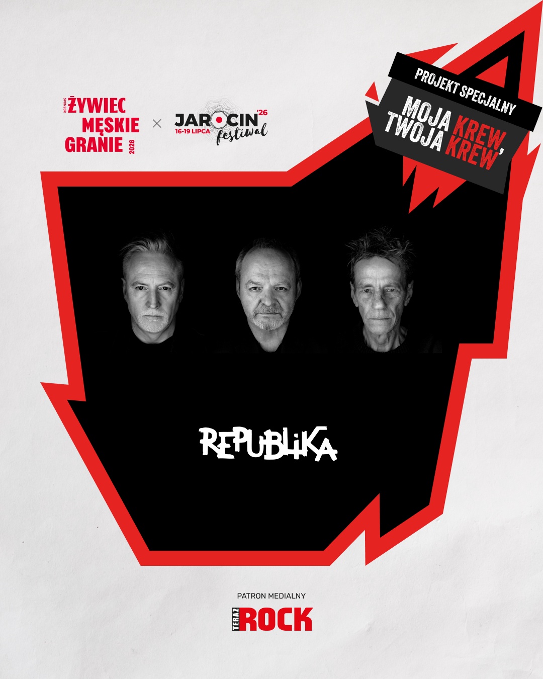 Republika powraca! Zespół będzie gościem projektu „Moja krew, Twoja krew”