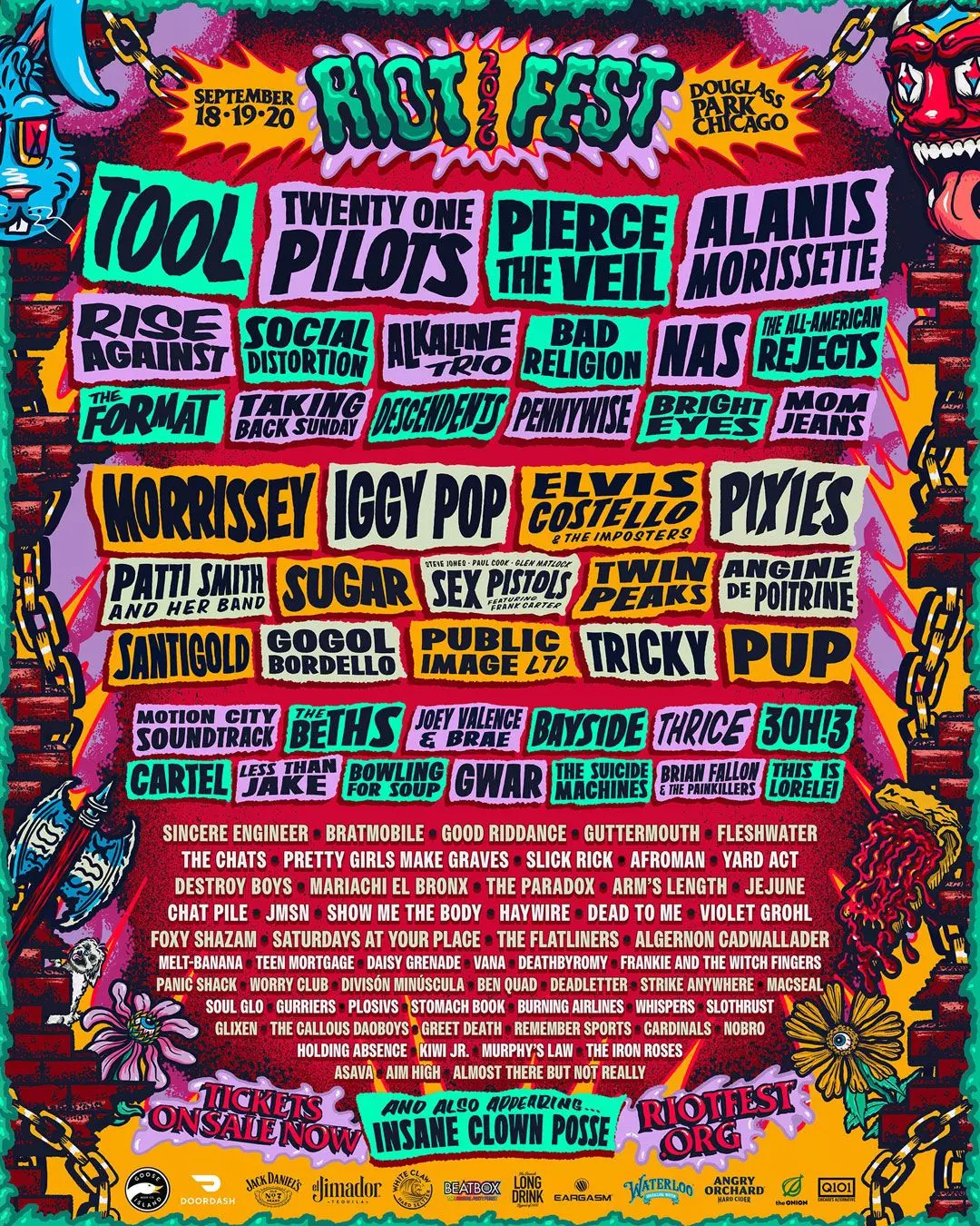 Tool, Bad Religion, Iggy Pop, Morrissey i inni. To będzie jeden z festiwali roku!