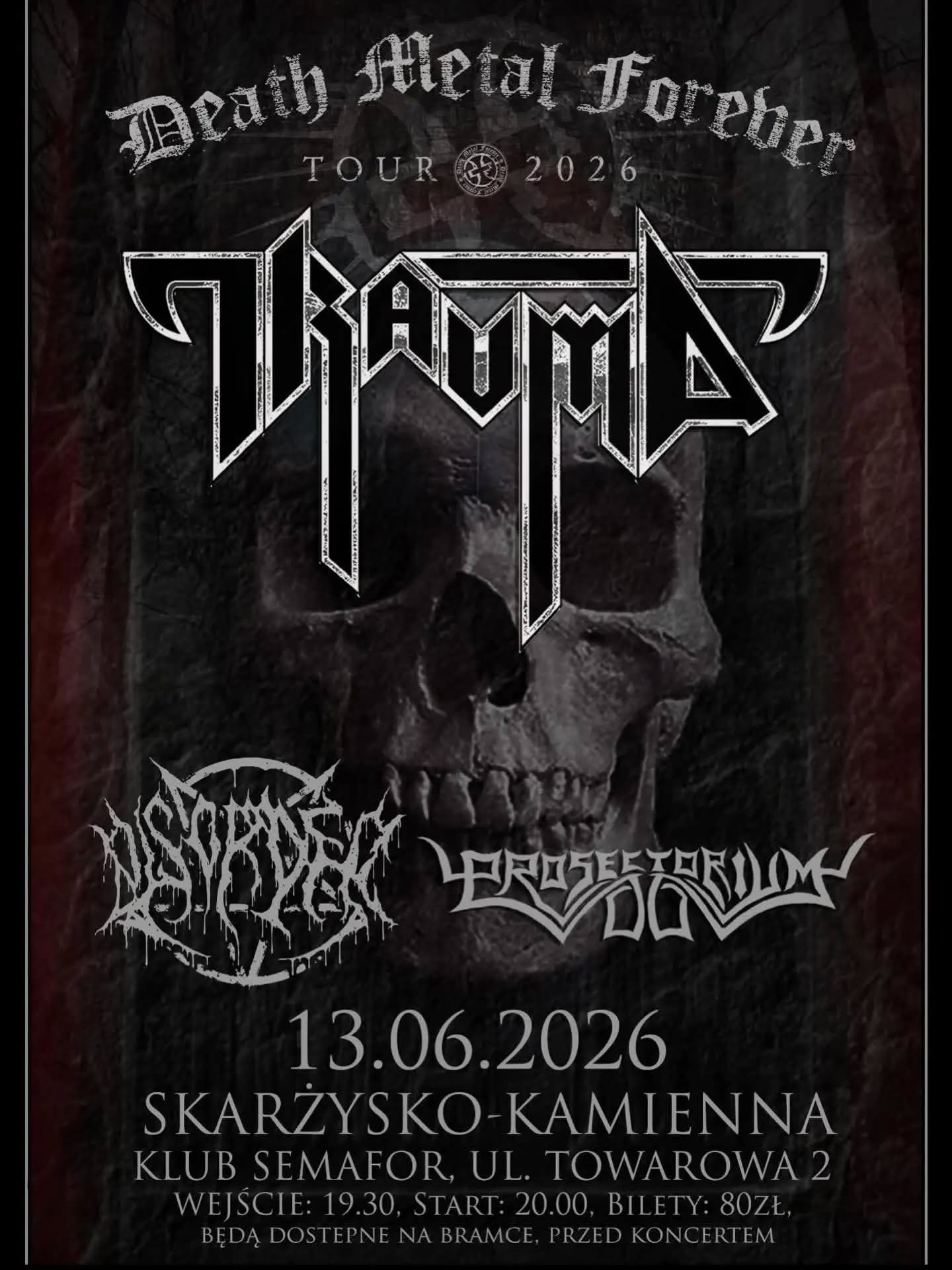 Death Metal Forever! W weekend koncert, który powinien zainteresować wszystkich fanów gatunku
