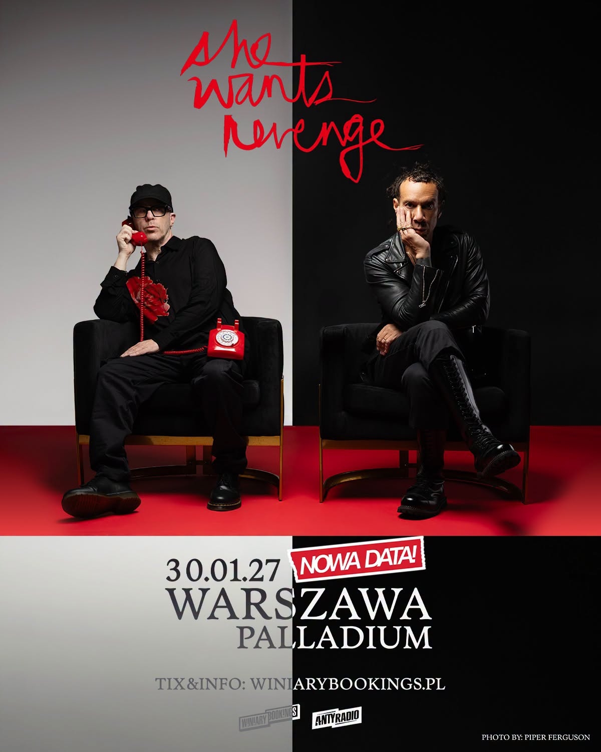 She Wants Revenge zagra w Polsce dwa razy! Właśnie ogłoszono nową datę